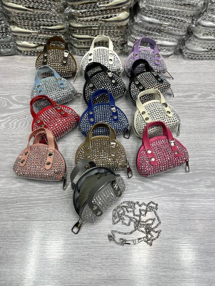 Mini Taşlı Çanta 