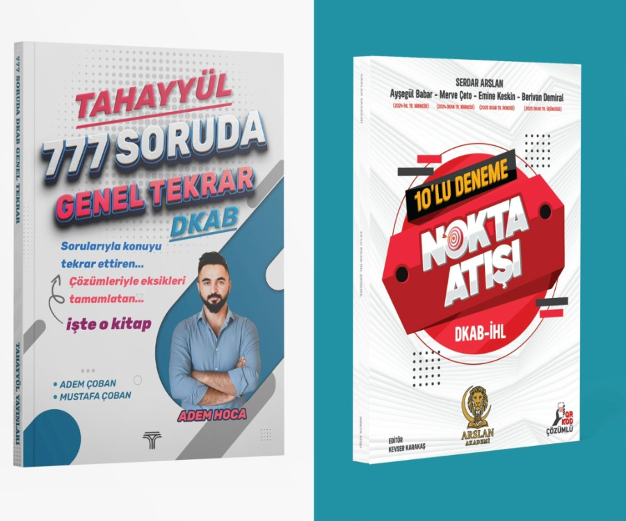 NOKTA ATIŞI 10'LU DKAB DENEMESİ+777 SORUDA GENEL TEKRAR
