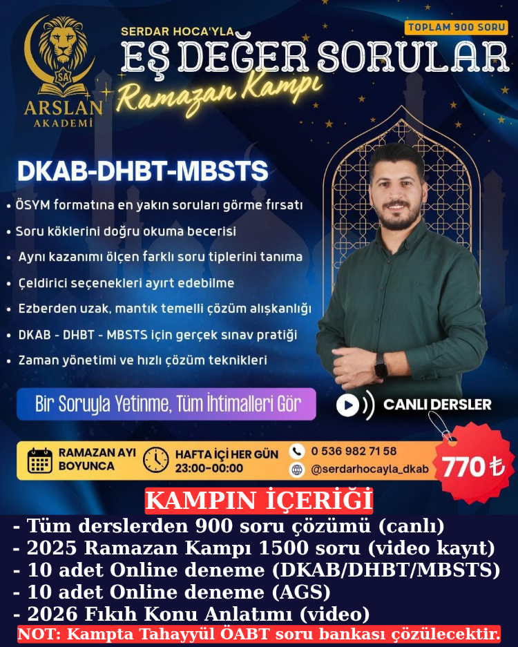 2026 RAMAZAN KAMPI 