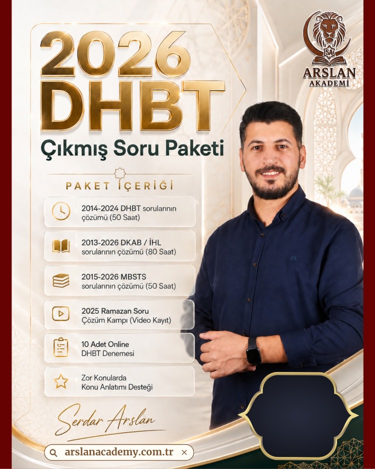 2026 DHBT ÇIKMIŞ SORU ÇÖZÜM PAKETİ