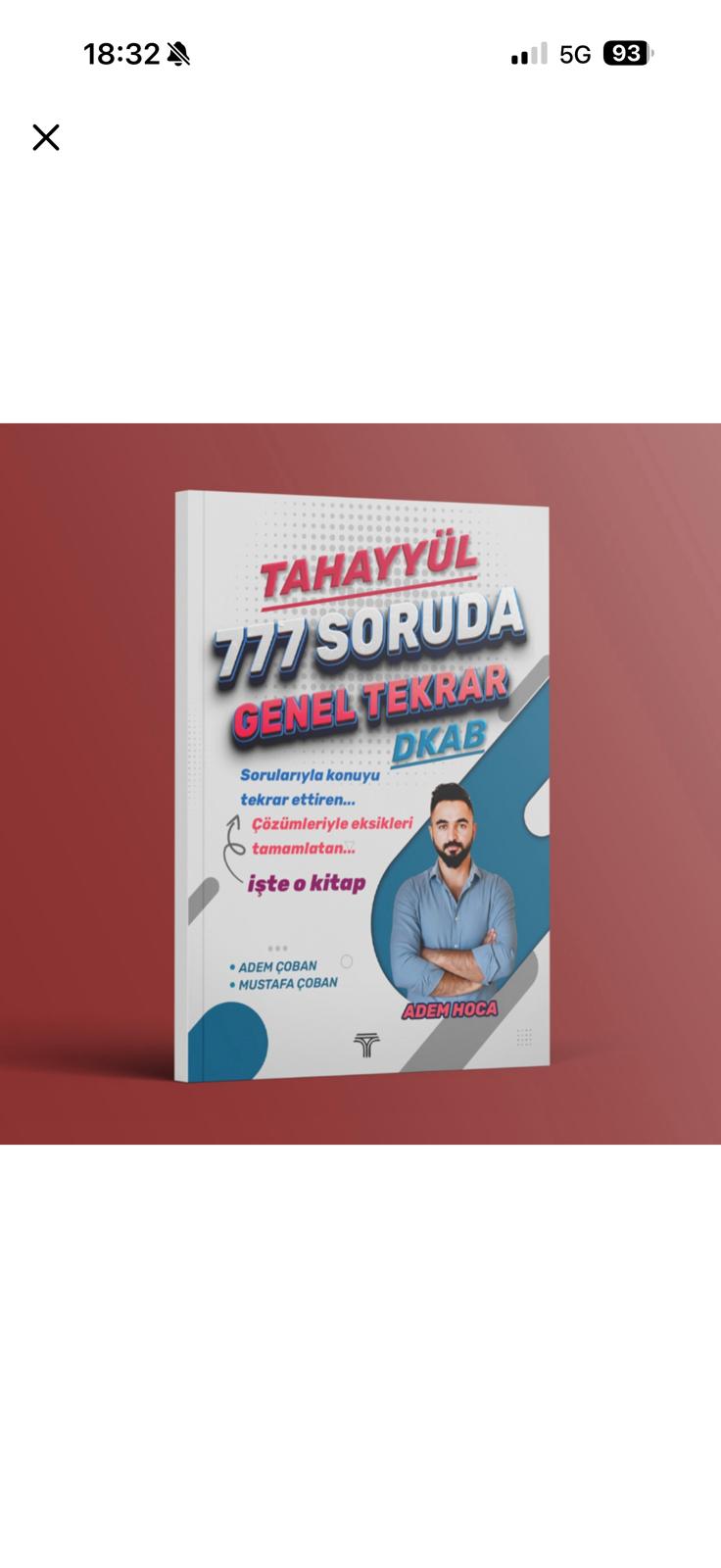 777 SORUYLA GENEL TEKRAR 