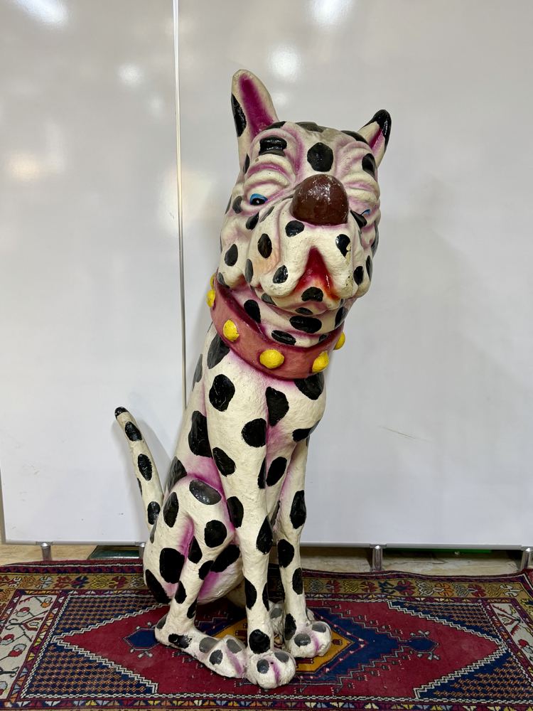 DEV BOY POPART KÖPEK HEYKELİ 