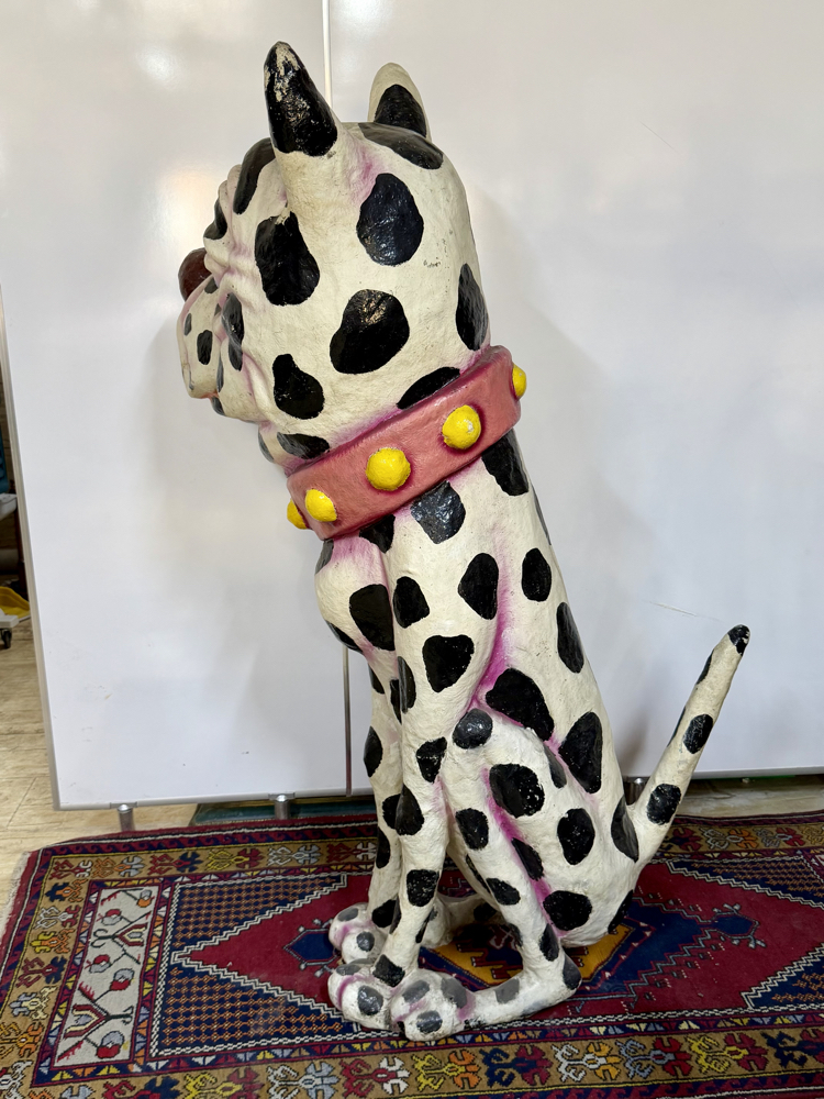 DEV BOY POPART KÖPEK HEYKELİ 