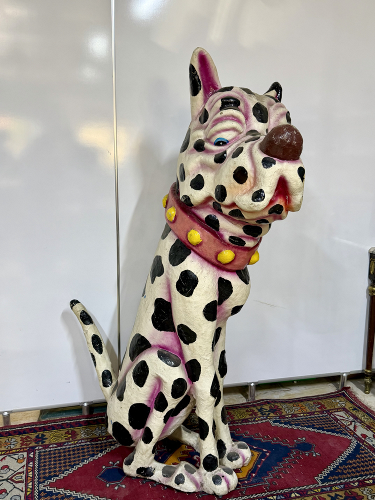 DEV BOY POPART KÖPEK HEYKELİ 