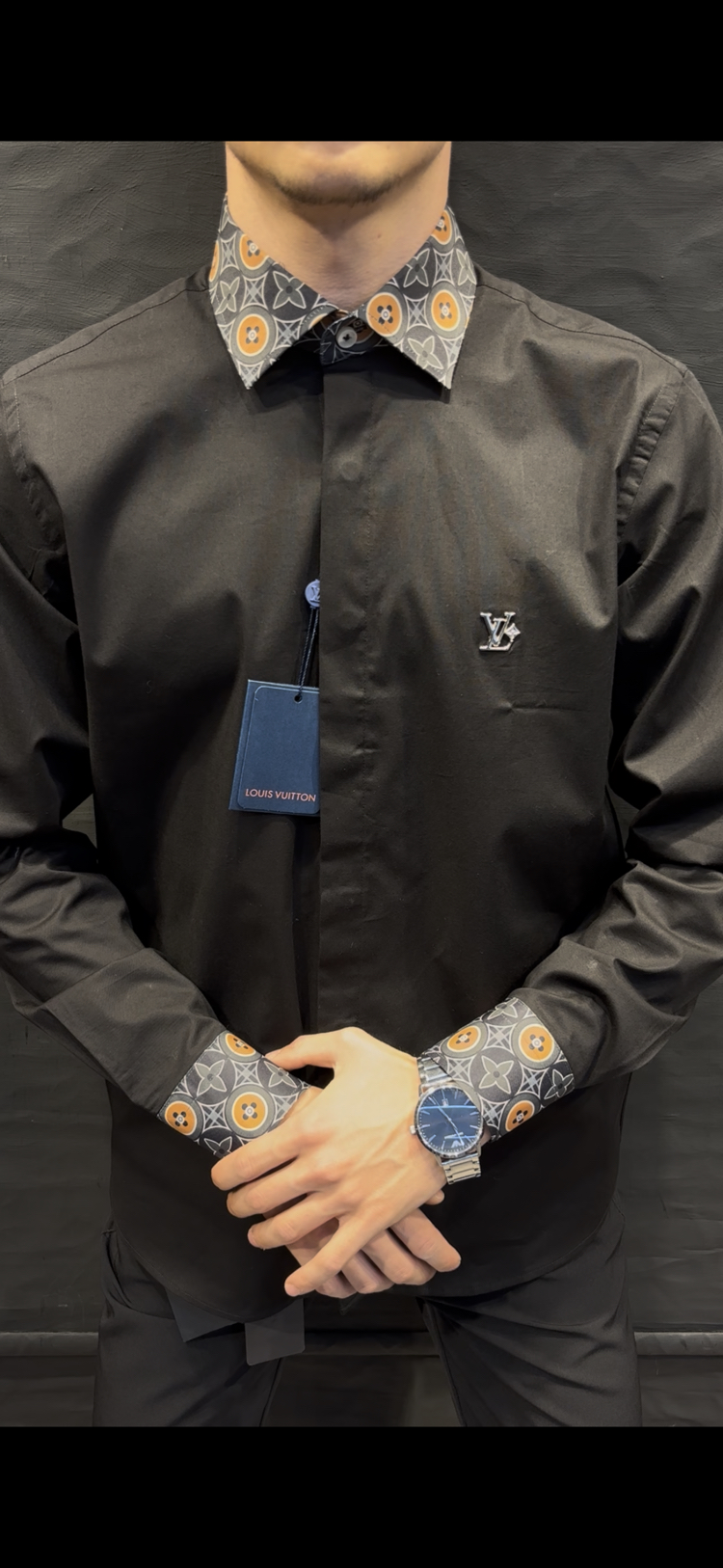 LOUIS&VUITTON PREMIUM GÖMLEK (siyah)