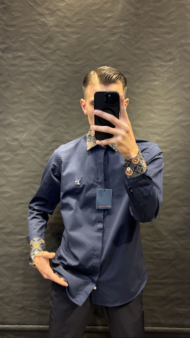 LOUIS&VUITTON PREMIUM GÖMLEK (lacivert)