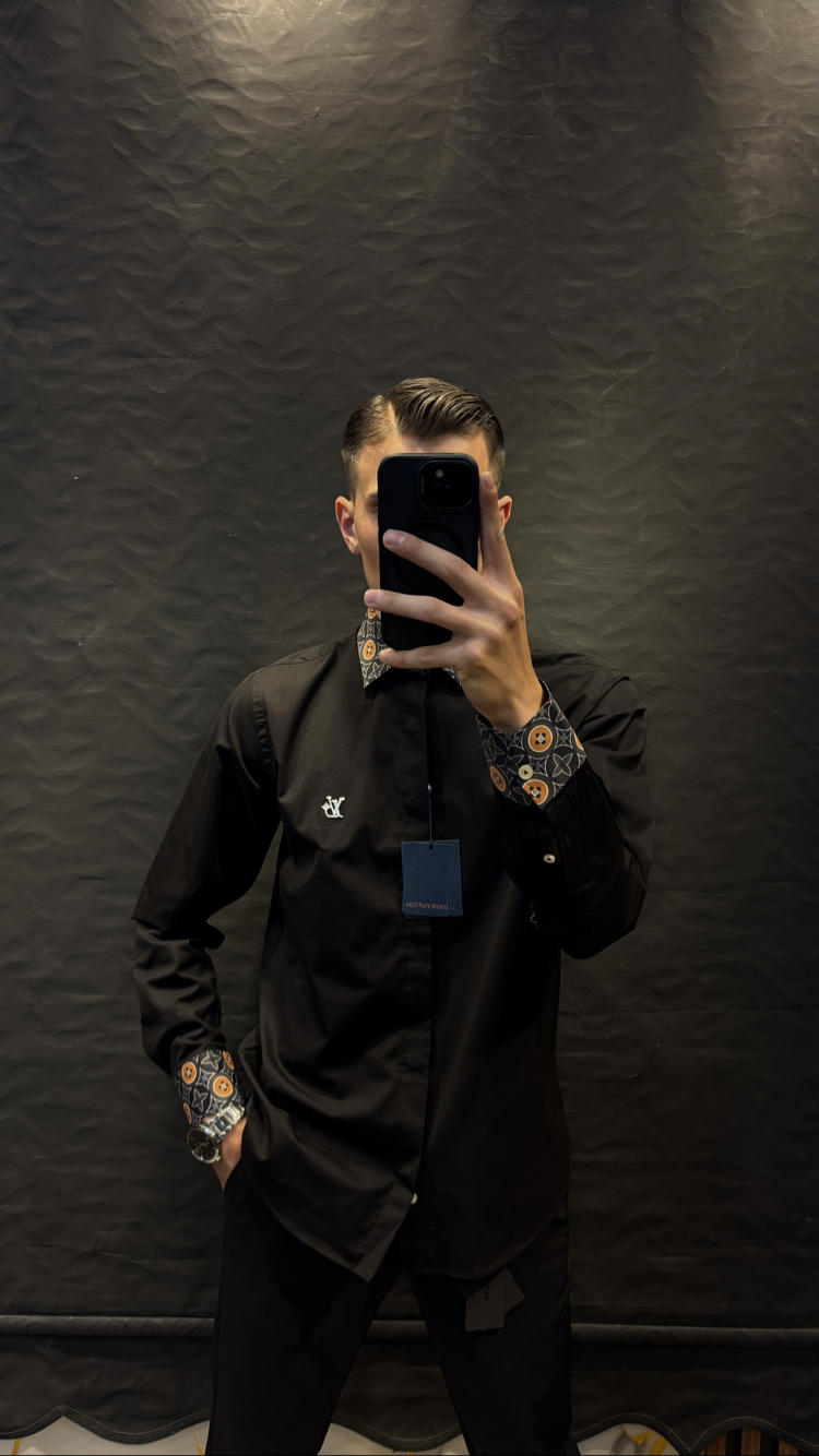 LOUIS&VUITTON PREMIUM GÖMLEK (siyah)