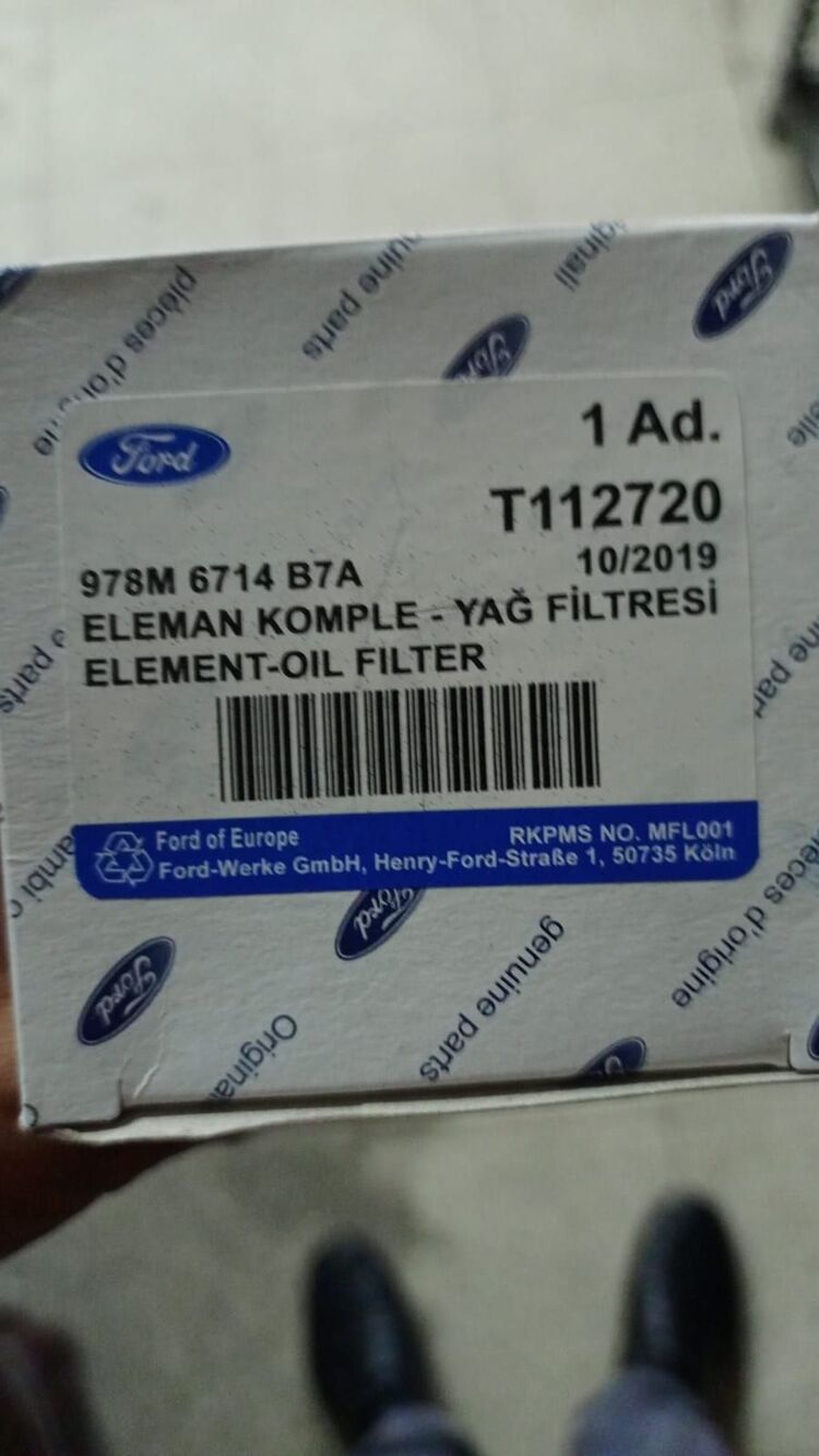 Fort focus 1.4 1.6 orjınal yag filtresi 