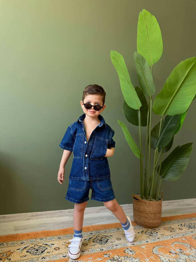 Denim kot takım