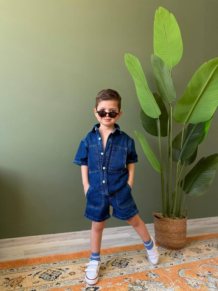 Denim kot takım