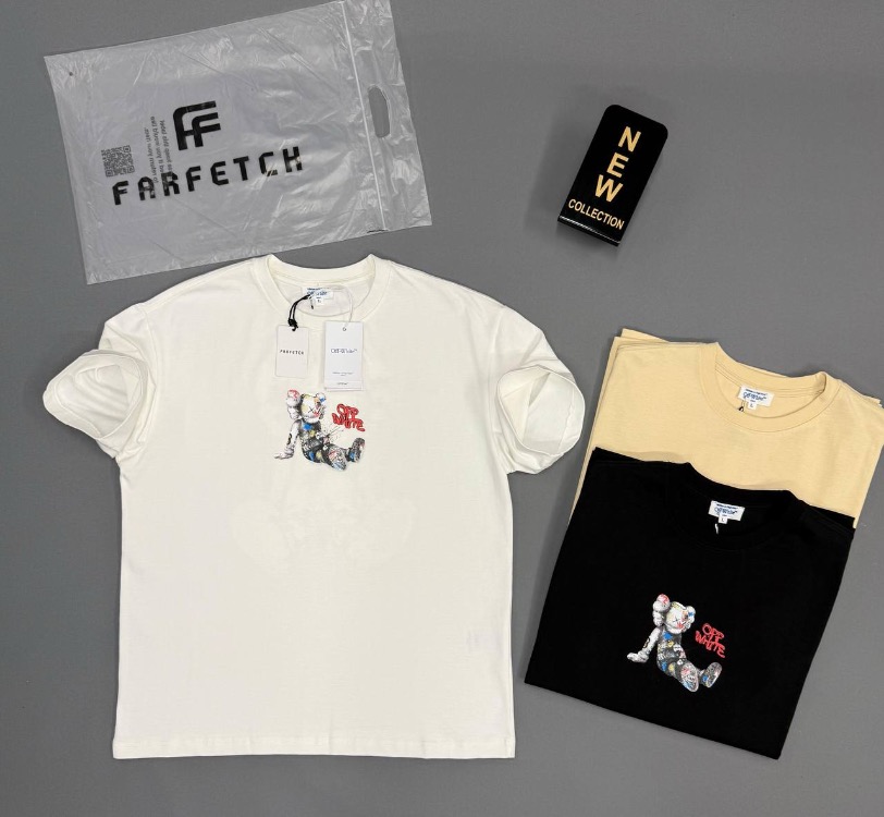 Off-White x KAWS Sitting Companion Premium T-Shirt