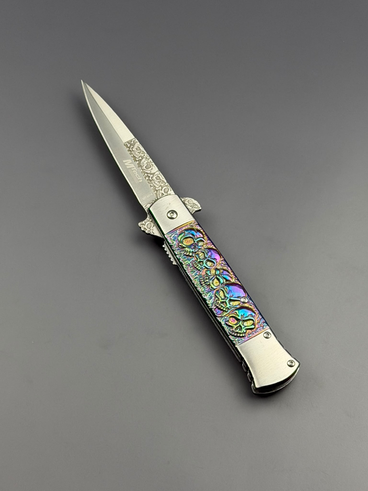 KOLEKSİYONLUK RAİNBOW SKULL STİLETTO