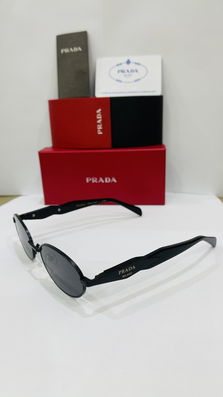PRADA SİYAH ÇERÇEVE SİYAH ŞEFFAF CAM