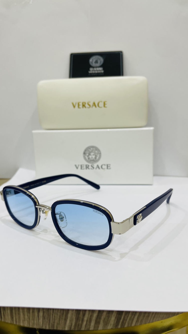 VERSACE MAVİÇERÇEVE MAVİ ŞEFFAF CAM