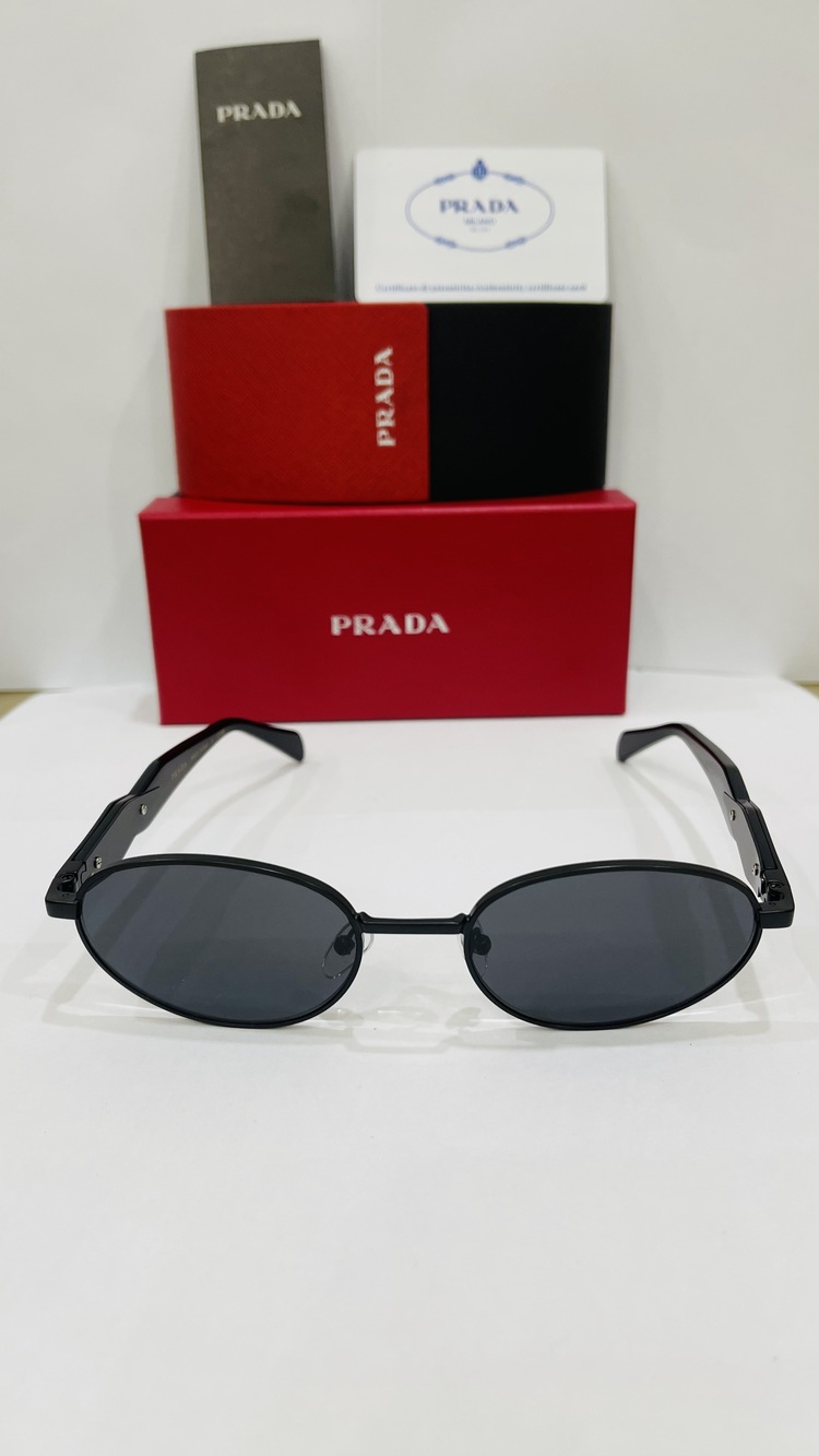 PRADA SİYAH ÇERÇEVE SİYAH ŞEFFAF CAM
