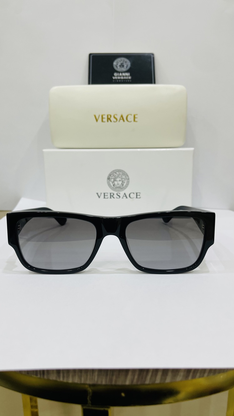 VERSACE SİYAH ÇERÇEVE SİYAH ŞEFFAF CAM