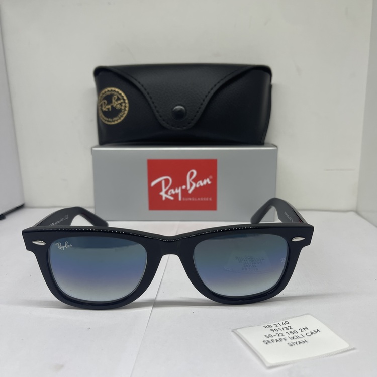 RAYBAN RB-2140 SİYAH ÇERÇEVE ŞEFFAF CAM ERKEK