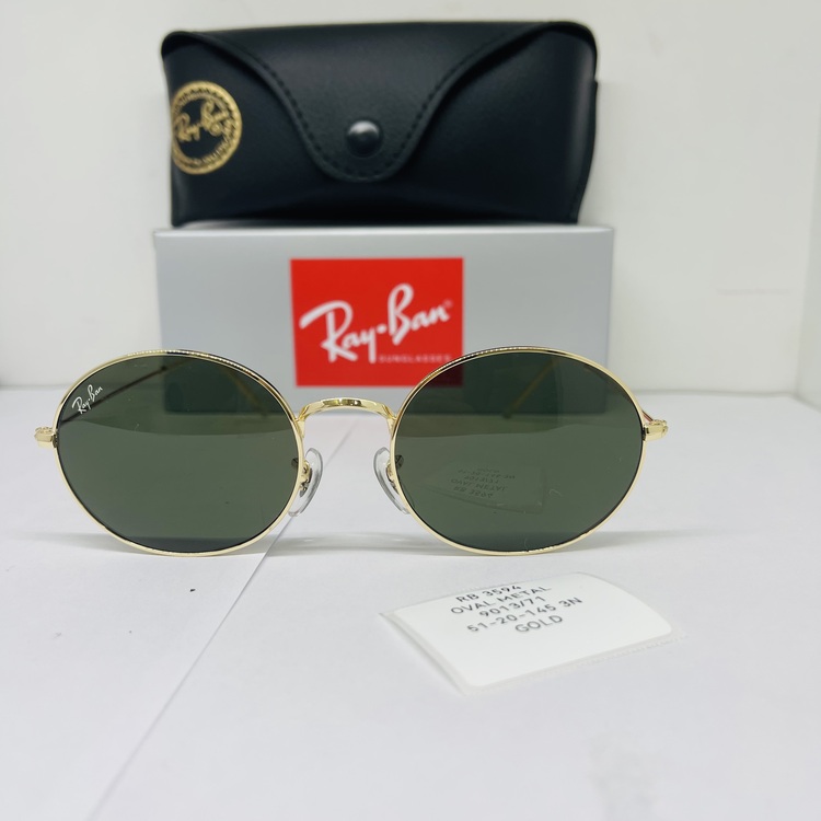 RAYBAN RB-3594 GOLD ÇERÇEVE SİYAH CAM