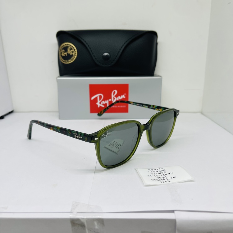 RAYBAN RB-2193 YEŞİL DESENLİ ÇERÇEVE ŞEFFAFCAM UNİSEX