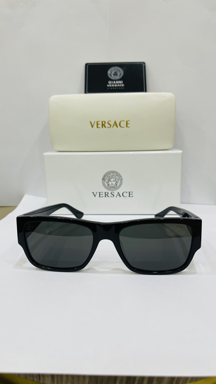 VERSACE SİYAH ÇERÇEVE SİYAH ŞEFFAF CAM