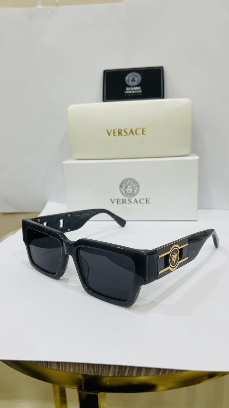 VERSACE SİYAH ÇERÇEVE SİYAH ŞEFFAF CAM