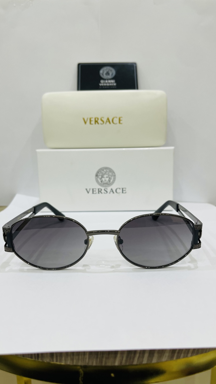VERSACE SİYAH ÇERÇEVE SİYAH ŞEFFAF CAM
