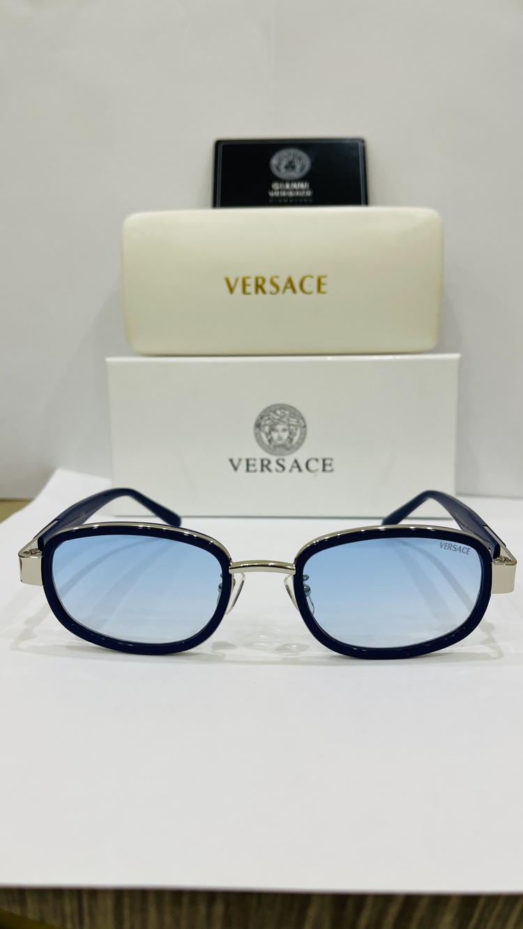VERSACE MAVİÇERÇEVE MAVİ ŞEFFAF CAM
