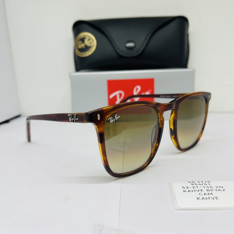 RAYBAN RB-2210 KAHVERENGİ ÇERÇEVE ŞEFFAF CAM UNİSEX
