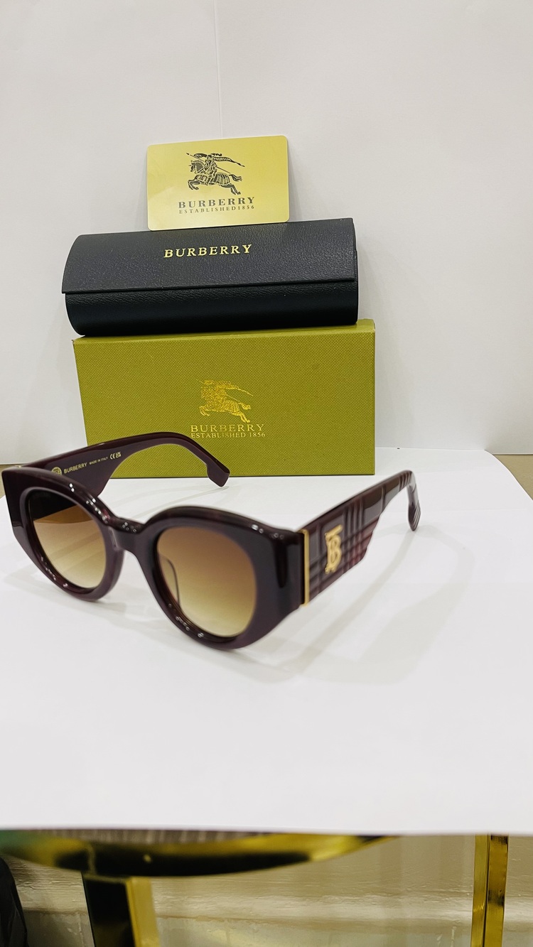 BURBERRY KAHVE ÇERÇEVE KAHVE ŞEFFAF CAM