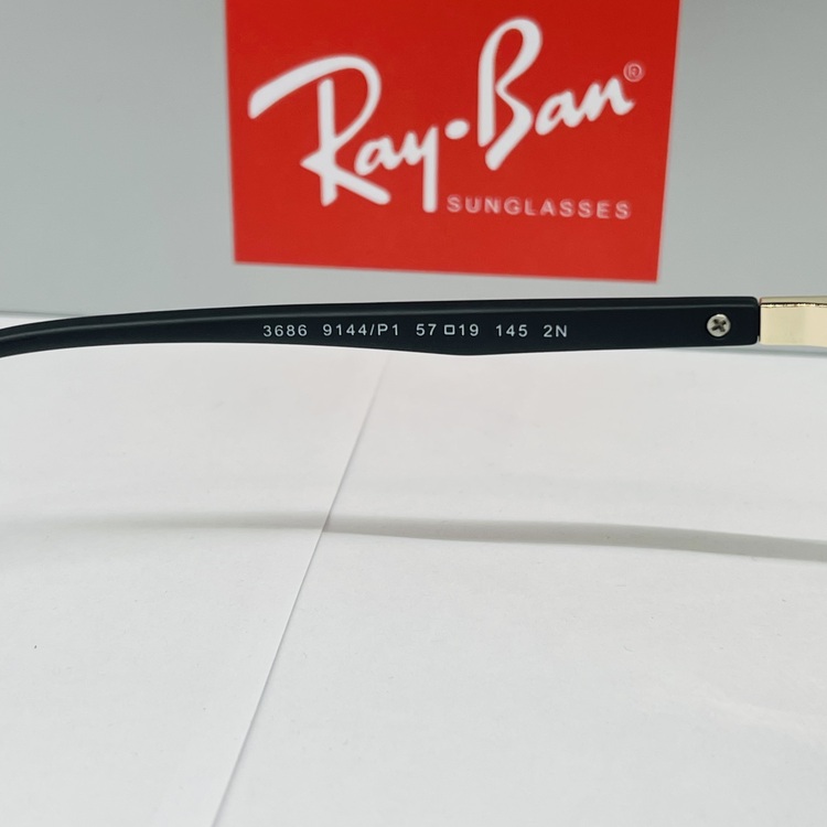 RAYBAN RB-3686 SİYAH ÇERÇEVE SİYAH CAM