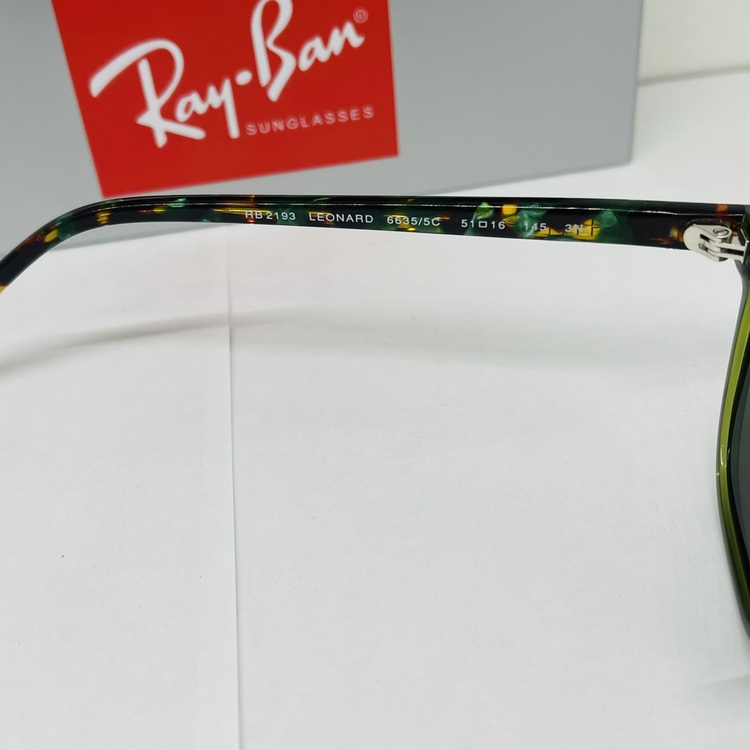 RAYBAN RB-2193 YEŞİL DESENLİ ÇERÇEVE ŞEFFAFCAM UNİSEX