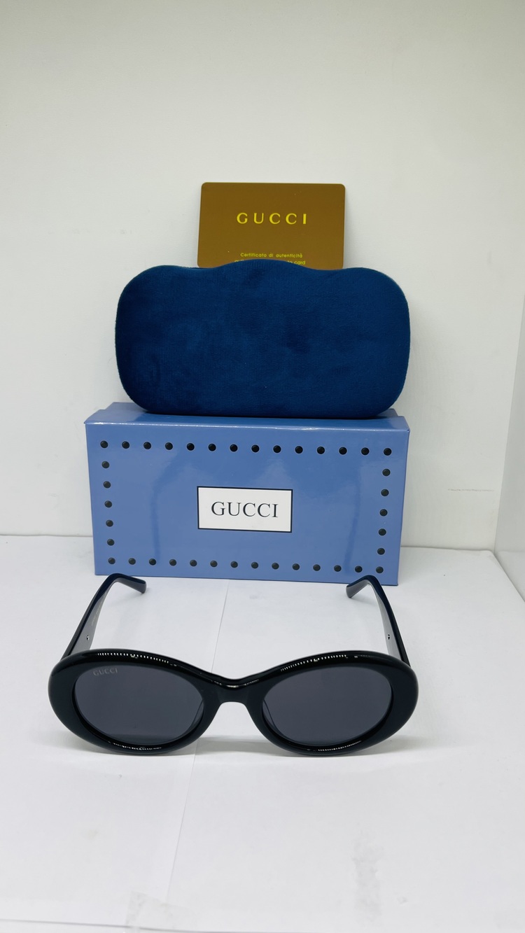 GUCCİ SİYAH ÇERÇEVE SİYAH ŞEFFAF CAM