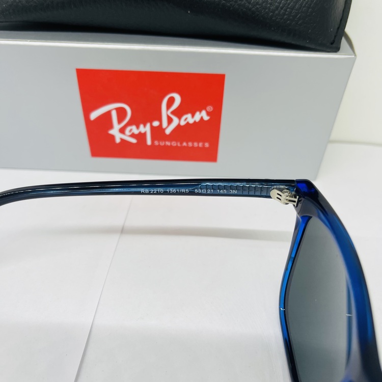 RAYBAN RB-2210 MAVİ ÇERÇEVE SİYAH CAM UNİSEX