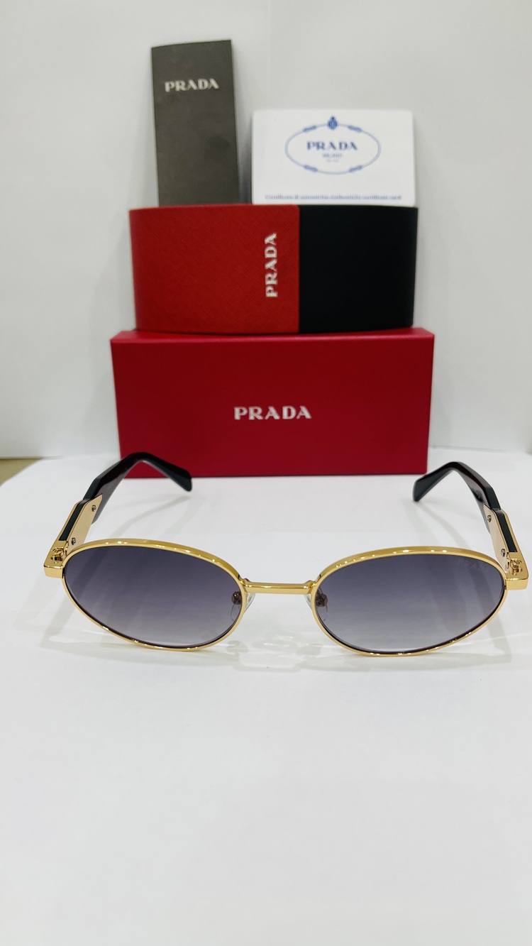 PRADA SİYAH ÇERÇEVE SİYAH ŞEFFAF CAM