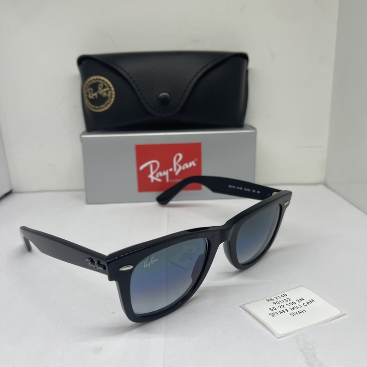 RAYBAN RB-2140 SİYAH ÇERÇEVE ŞEFFAF CAM ERKEK