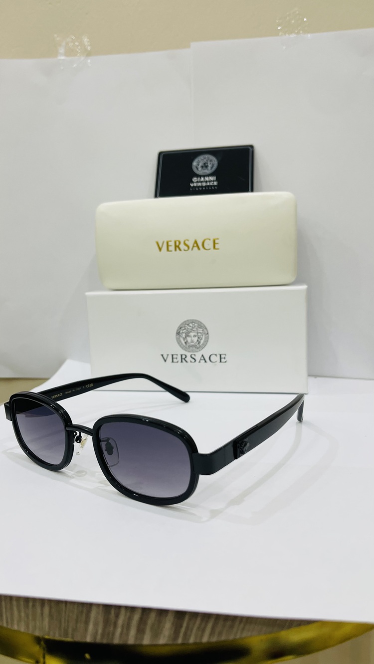 VERSACE SİYAH ÇERÇEVE SİYAH ŞEFFAF CAM