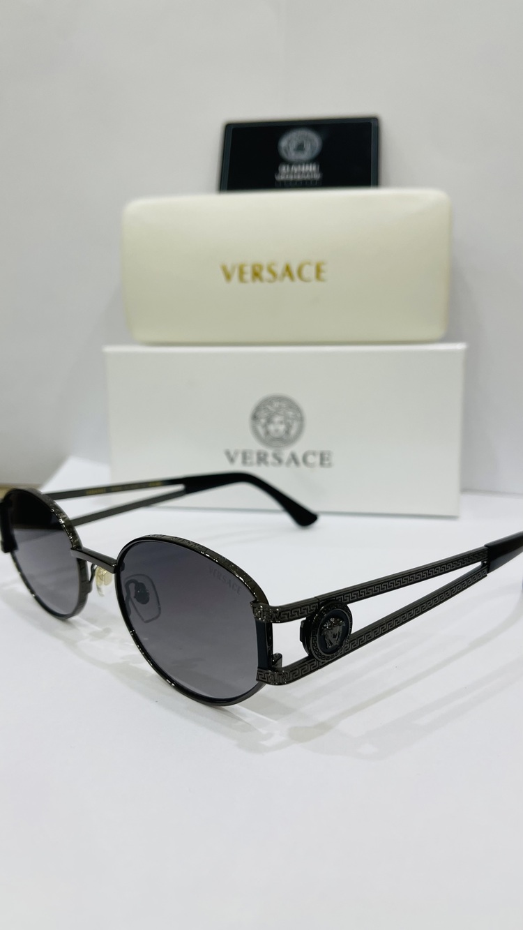 VERSACE SİYAH ÇERÇEVE SİYAH ŞEFFAF CAM