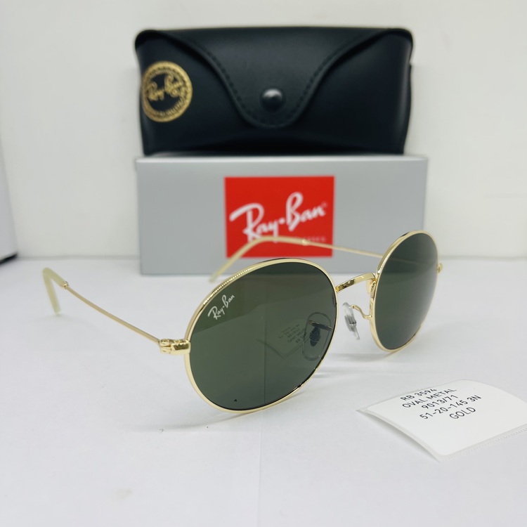 RAYBAN RB-3594 GOLD ÇERÇEVE SİYAH CAM