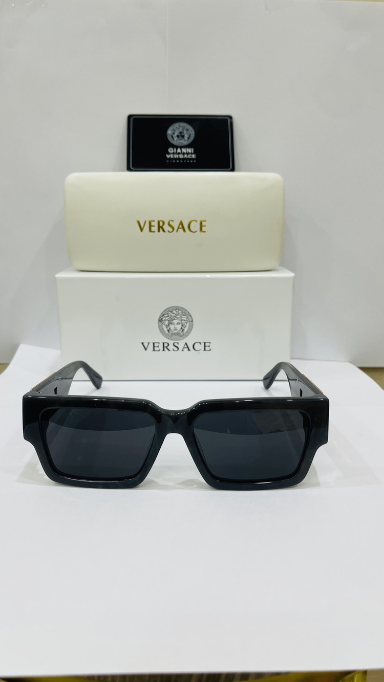 VERSACE SİYAH ÇERÇEVE SİYAH ŞEFFAF CAM