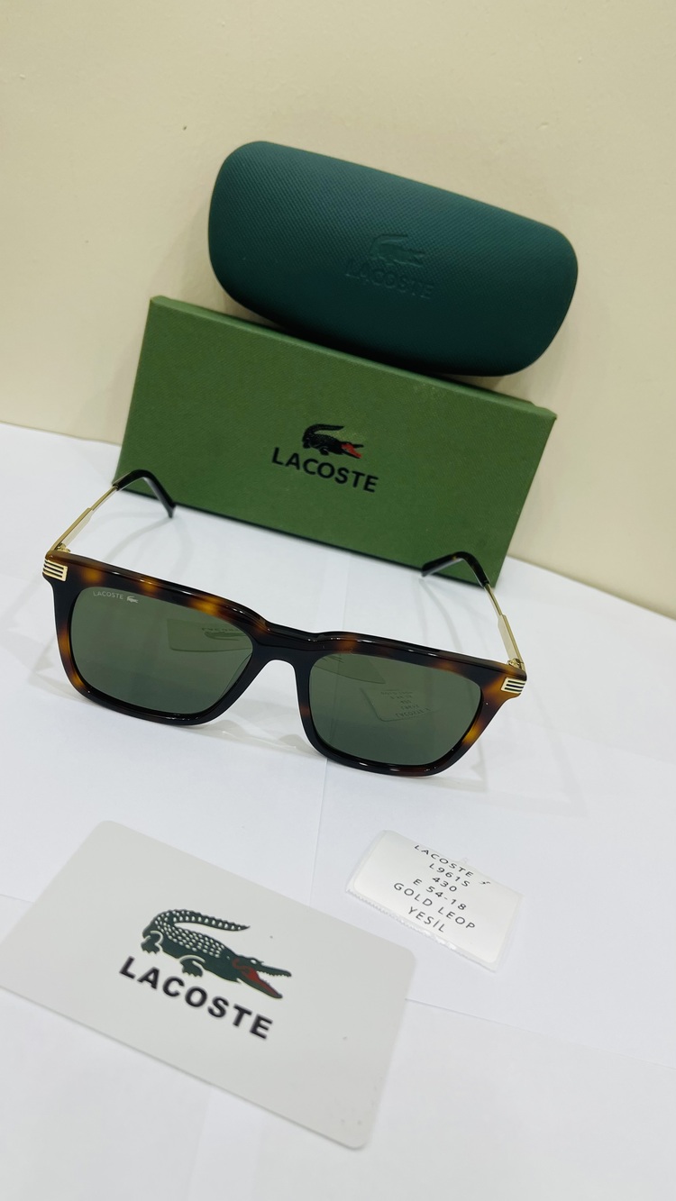 LACOSTE LEOPAR ÇERÇEVE SİYAH ŞEFFAF CAM