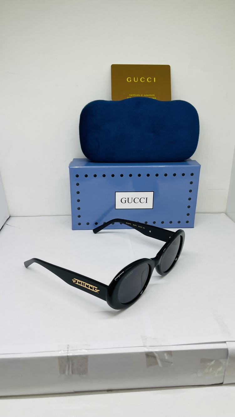 GUCCİ SİYAH ÇERÇEVE SİYAH ŞEFFAF CAM