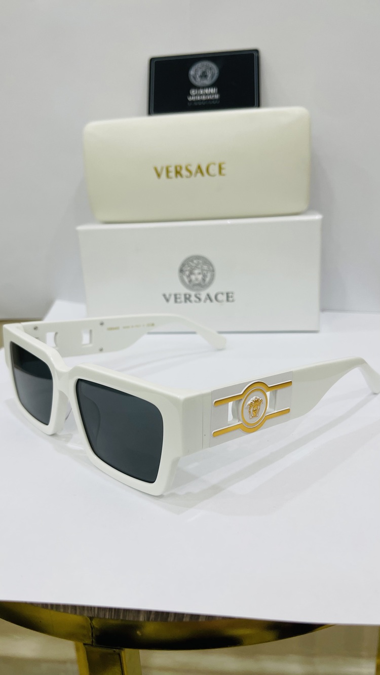 VERSACE BEYAZ ÇERÇEVE SİYAH ŞEFFAF CAM