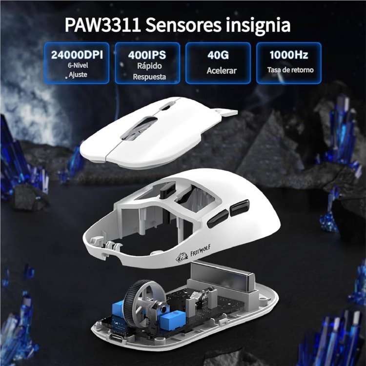 Freewolf A6 Kablosuz Oyuncu Mouse