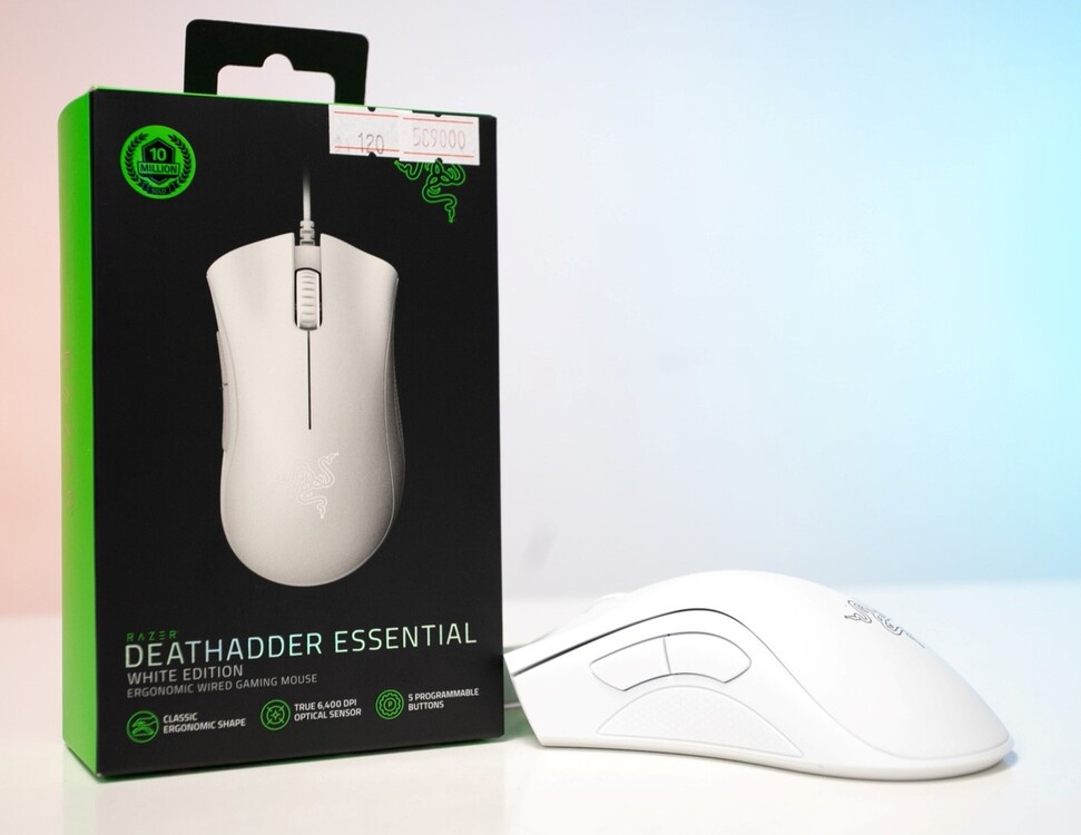 RAZER Deathadder Essential Optik Kablolu Beyaz Oyuncu Mouse
