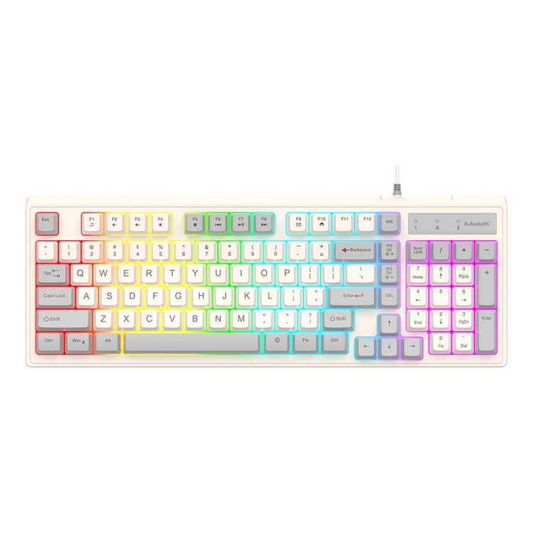 KM800 98 Tuşlu Kablolu RGB Oyuncu Klavyesi ve Fare Seti