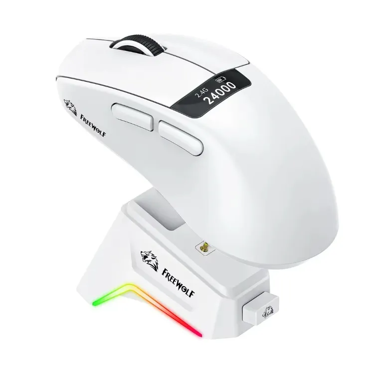 Freewolf A7 Kablosuz Dijtal Ekranlı Oyuncu Mouse
