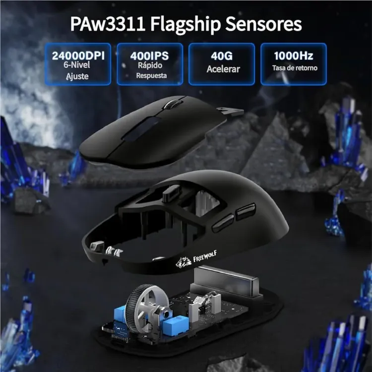 Freewolf A6 Kablosuz Oyuncu Mouse