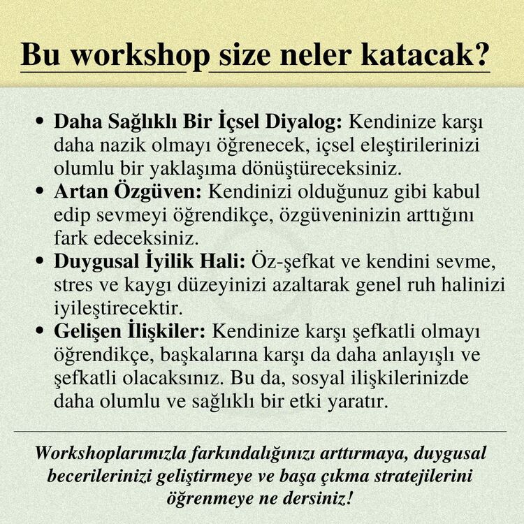 Öz-Şefkat ve Kendini Kabul: İçsel Eleştiriciyi Susturmak
