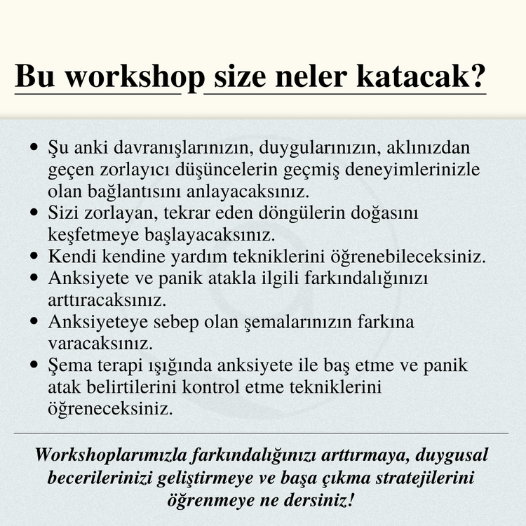 Şema Terapi Işığında Anksiyete ve Panik Atak İle Başa Çıkma