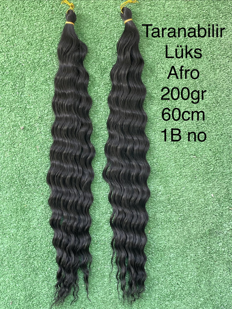 1B/NO SIYAH TARANABİLİR LÜKS AFRO 